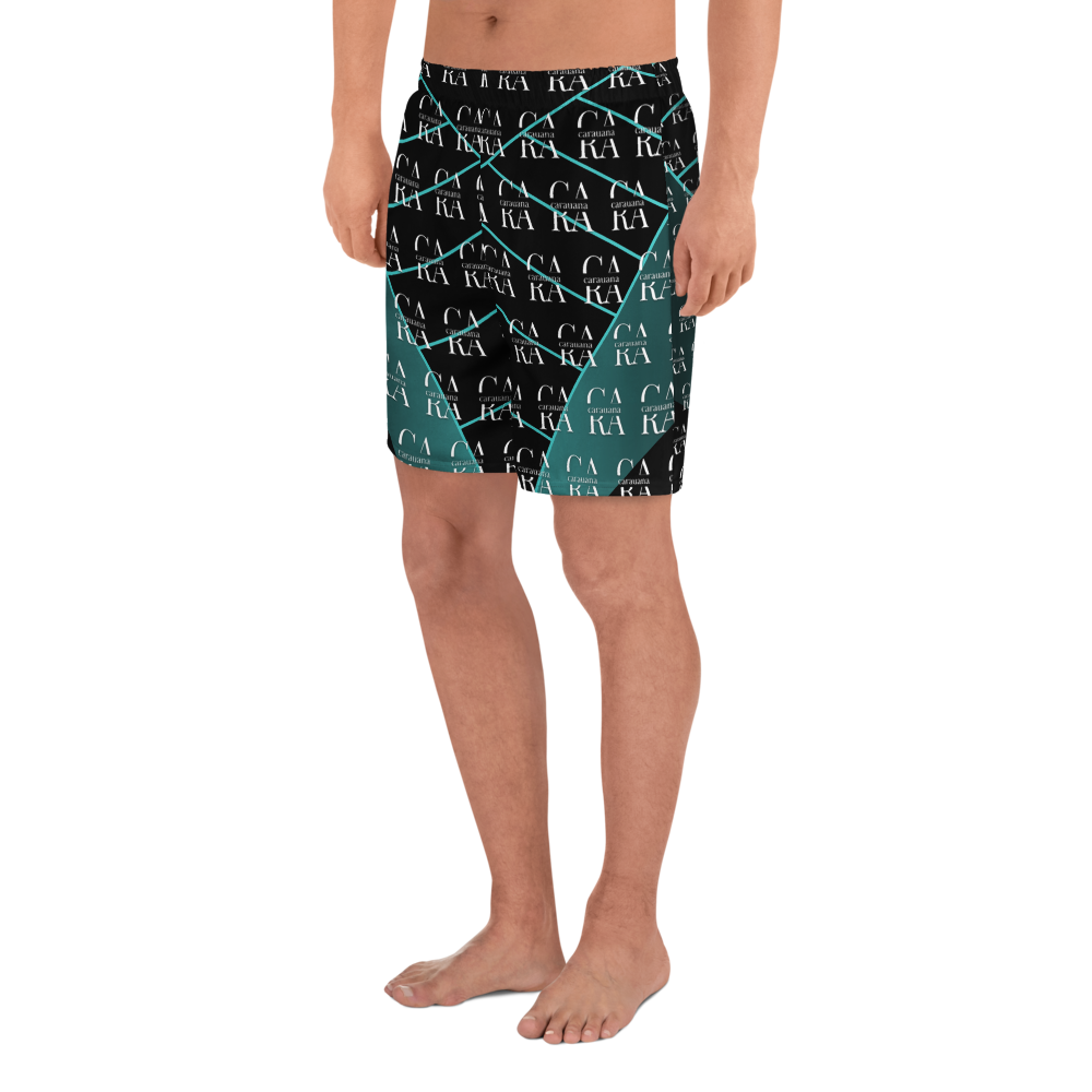 CaRaUaNa Athletic Shorts Unisex Green Famous Carauana Store