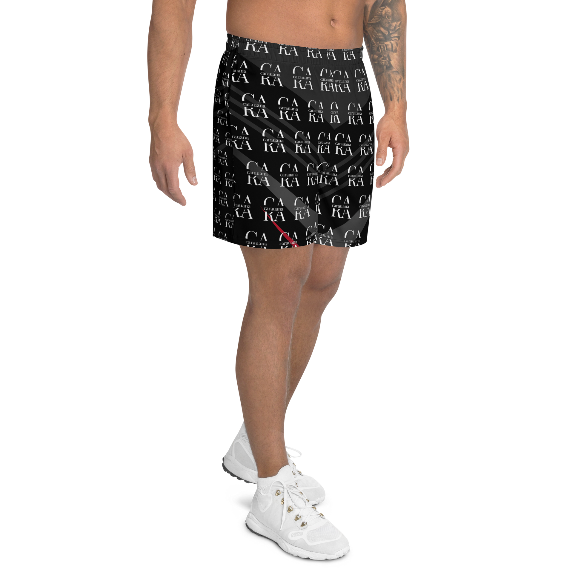 CaRaUaNa Athletic Shorts Unisex black Elegant Carauana Store
