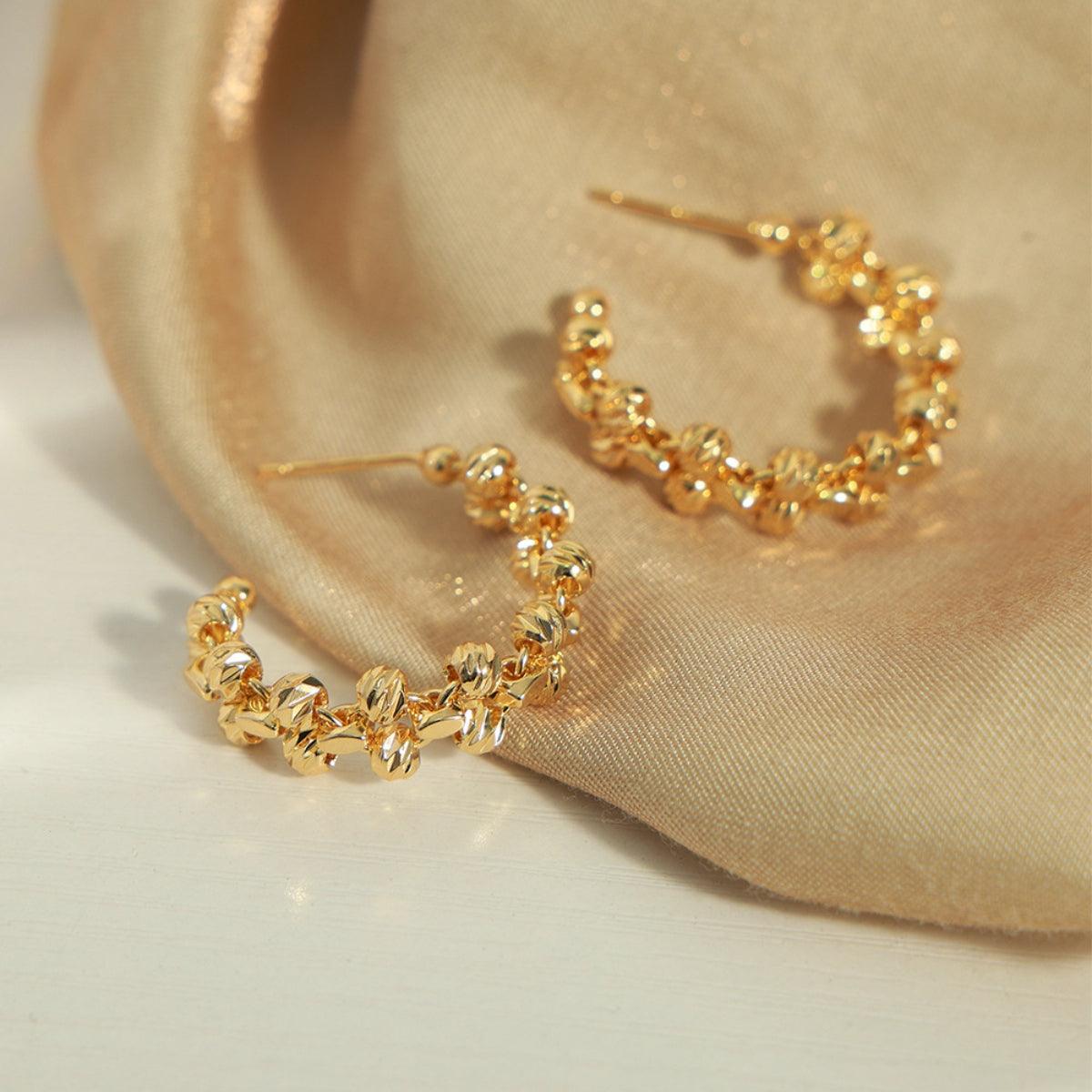 Titanium Steel C-Hoop Earrings Carauana Store