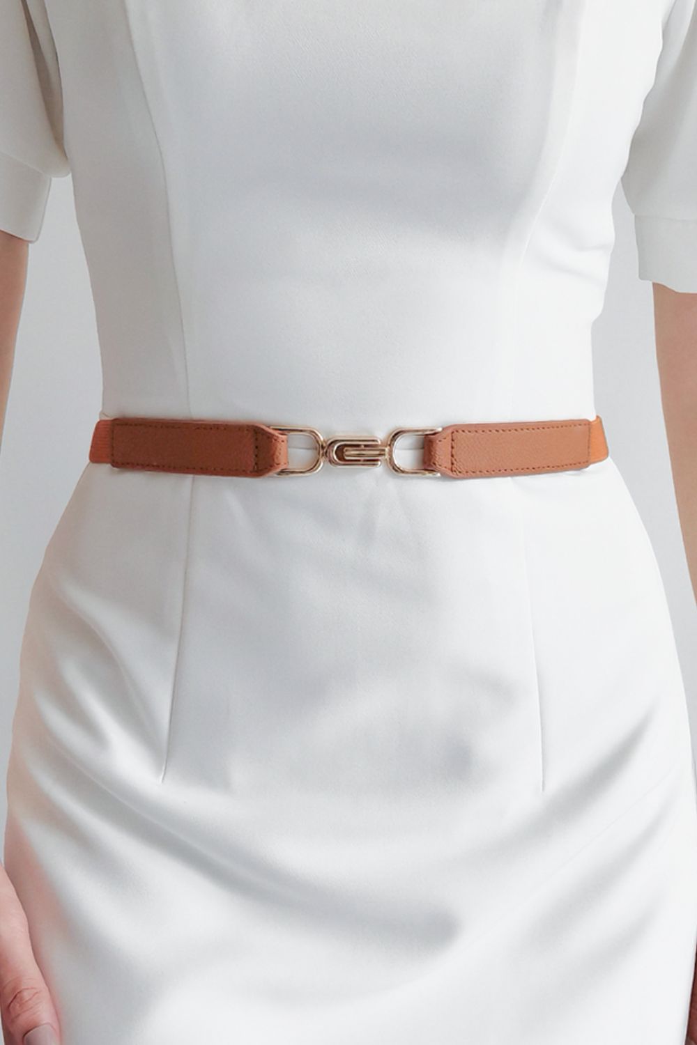 Alloy Buckle Elastic Belt Carauana Store
