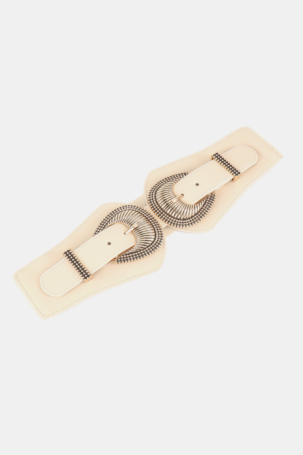 Shell Double Buckle Elastic Wide Belt Carauana Store