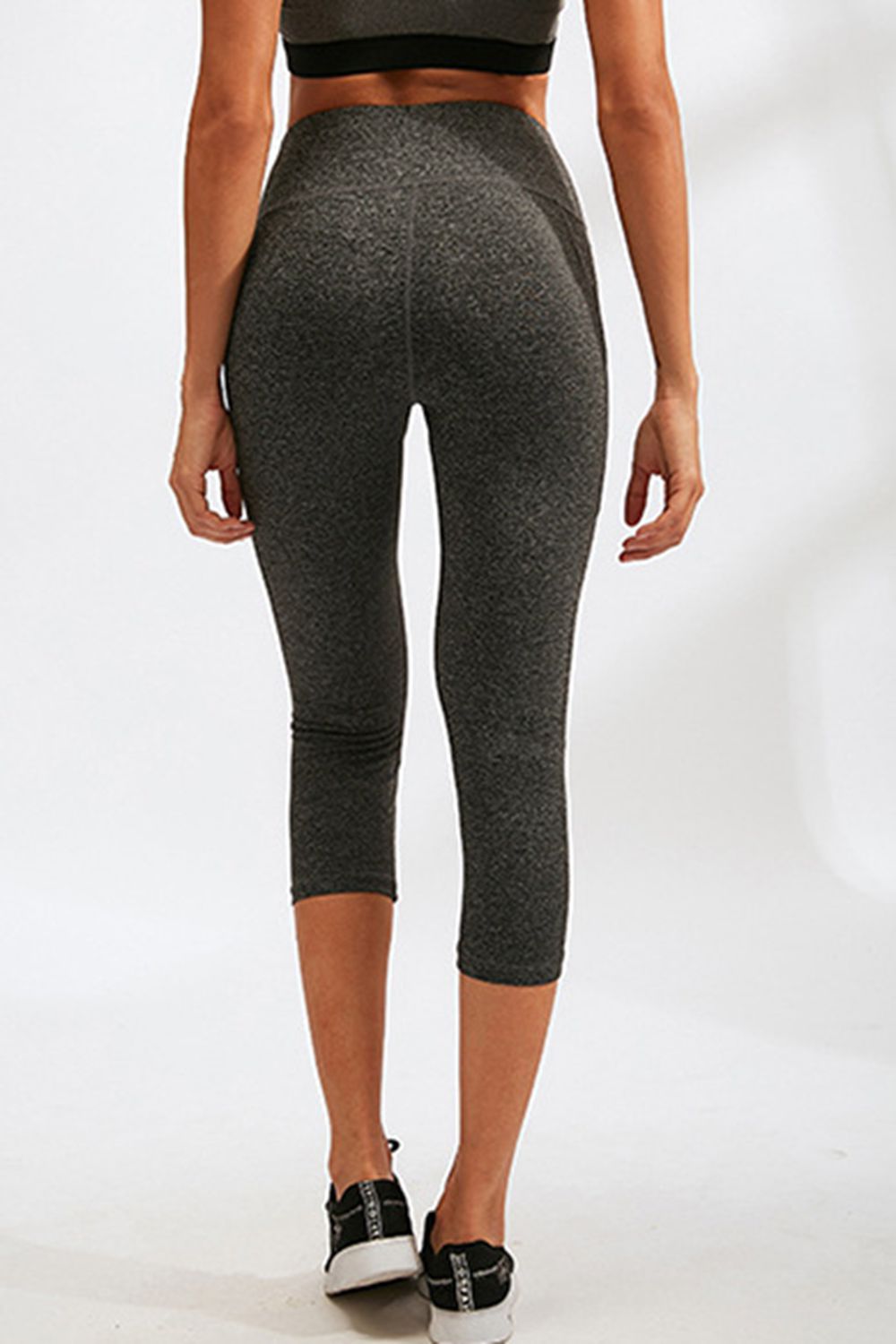 Slim Fit Wide Waistband Active Leggings with Pockets Carauana Store