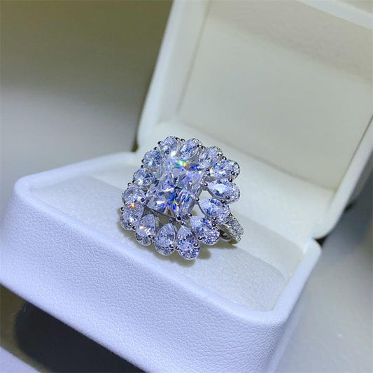 3 Carat Moissanite 925 Sterling Silver Ring Carauana Store