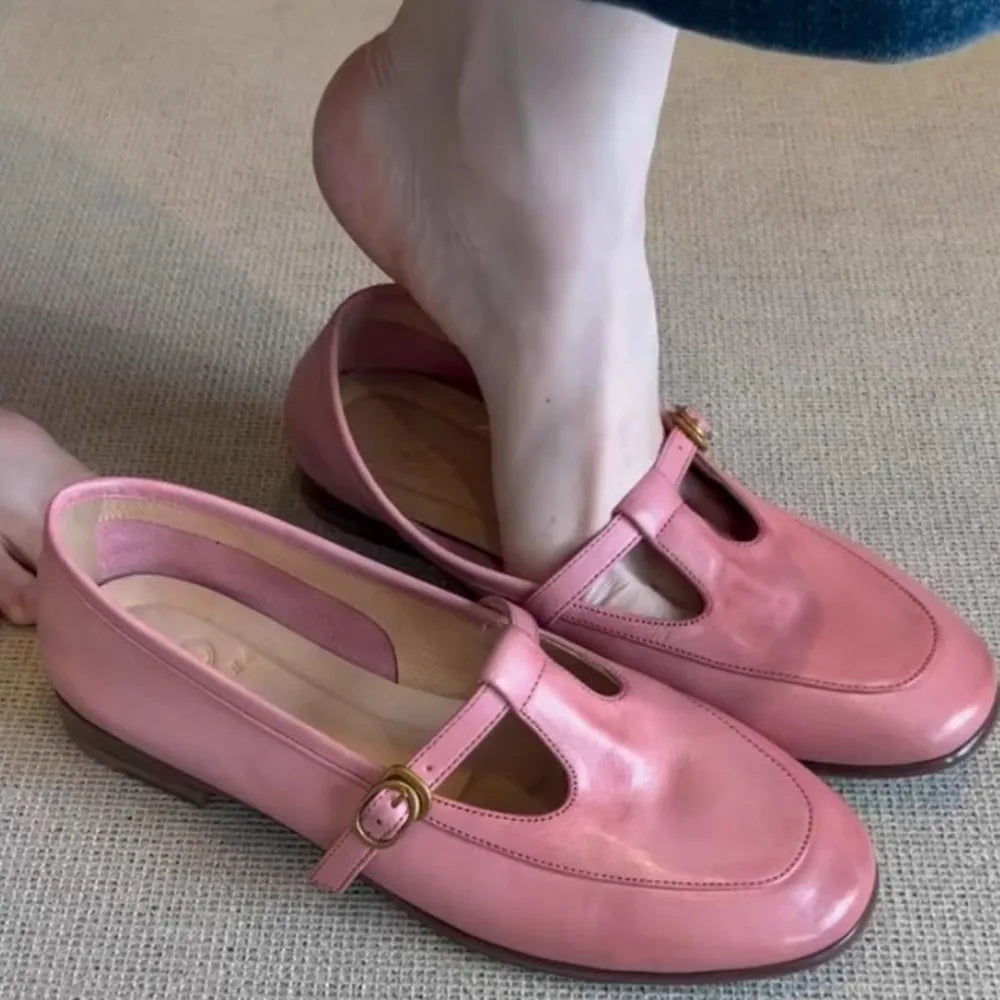 Round Toe Flat Slip-Ons Carauana Store