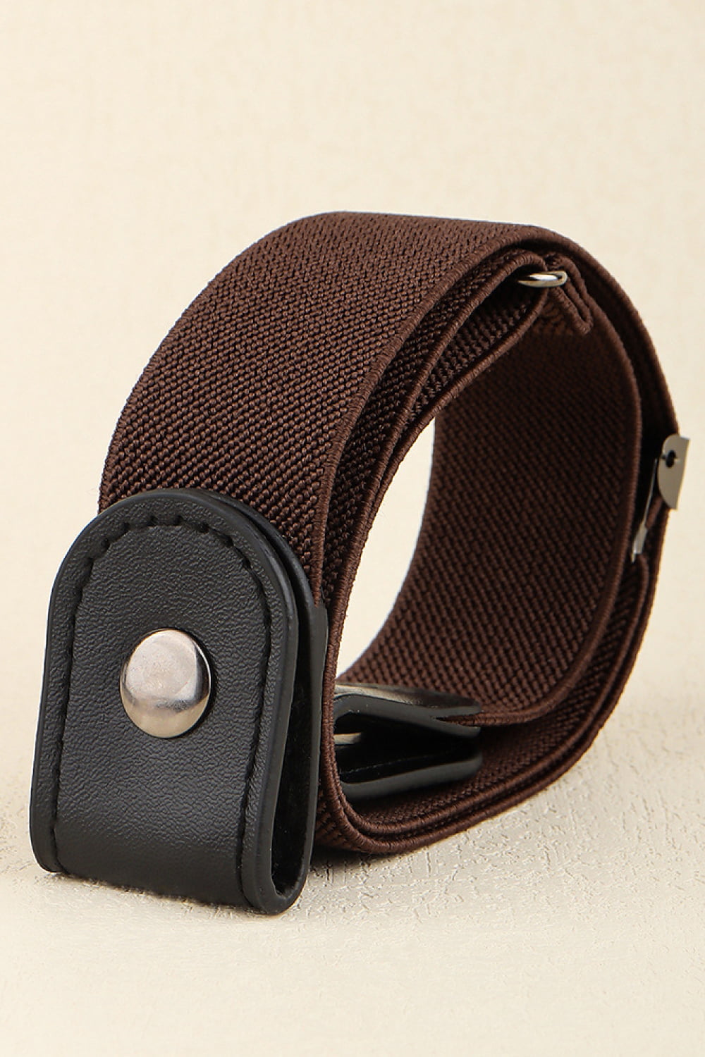 PU Elastic Snap Closure Belt Carauana Store