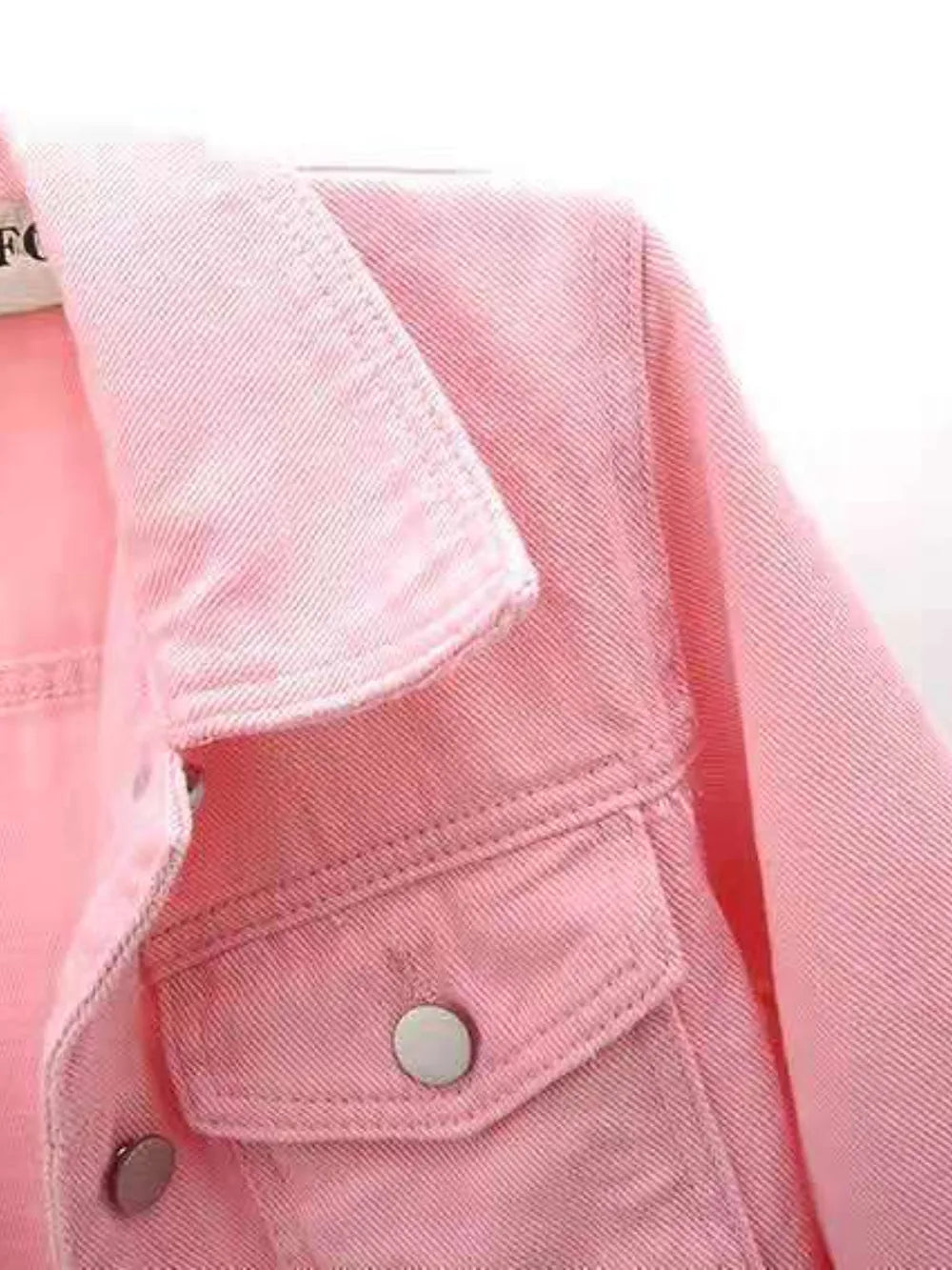 Full Size Cropped Denim Jacket Plus Size Carauana Store