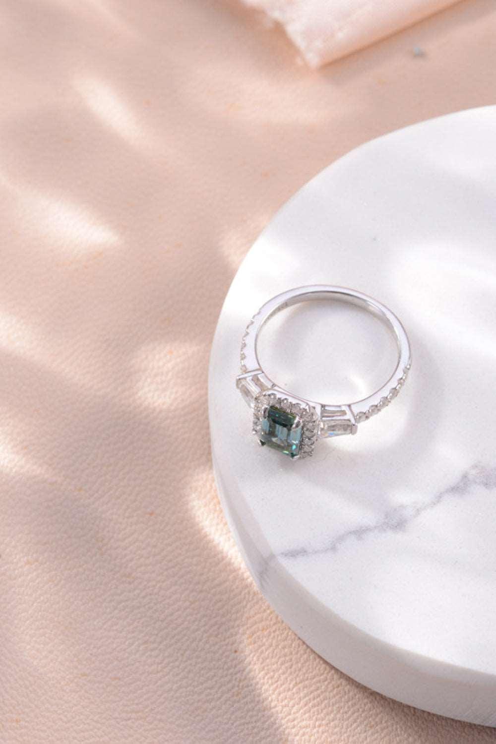 1 Carat Moissanite 925 Sterling Silver Ring Carauana Store