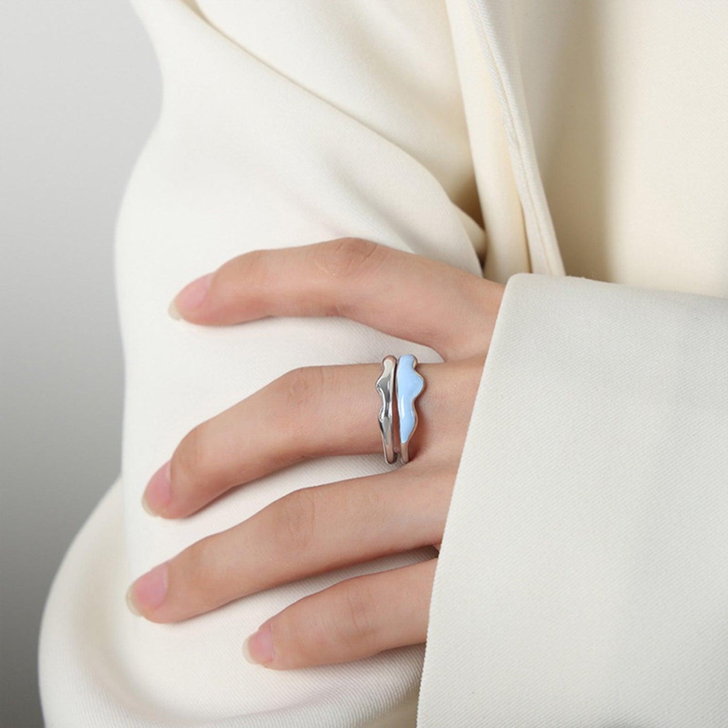 18K Gold-Plated Open Ring Carauana Store