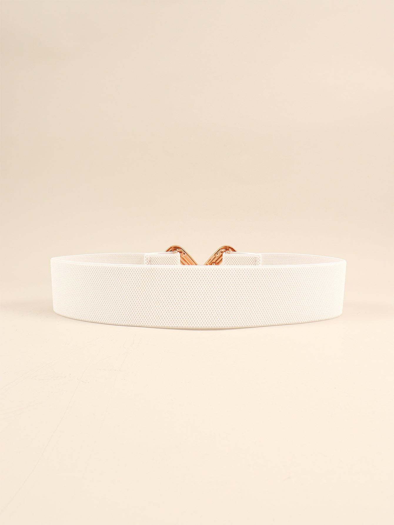 Geometric Buckle Elastic Wide Belt Carauana Store