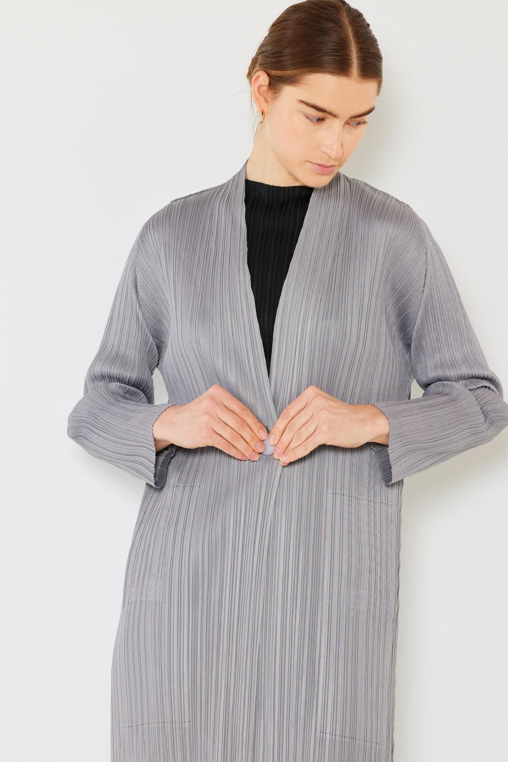 Marina West Swim Pleated Long Sleeve Cardigan Carauana Store