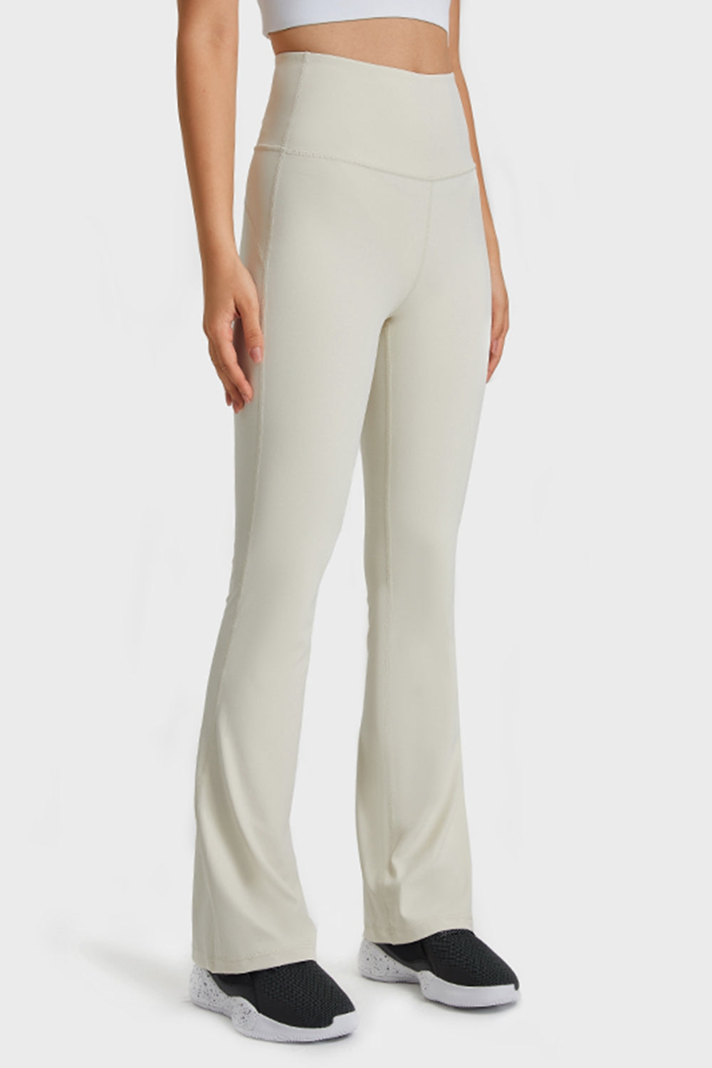Millennia Elastic Waist Flare Yoga Pants Carauana Store