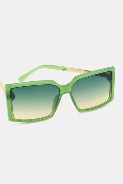 Polycarbonate Frame Square Sunglasses CaRaUaNa Fashion