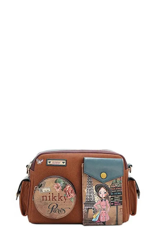 Nicole Lee USA Multi Pocket Messenger Bag Carauana Store