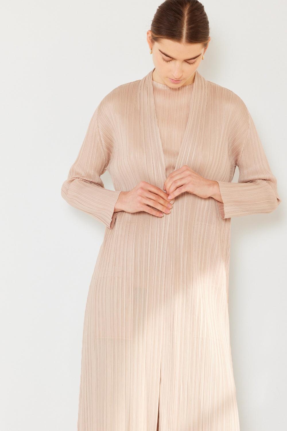 Marina West Swim Pleated Long Sleeve Cardigan Carauana Store