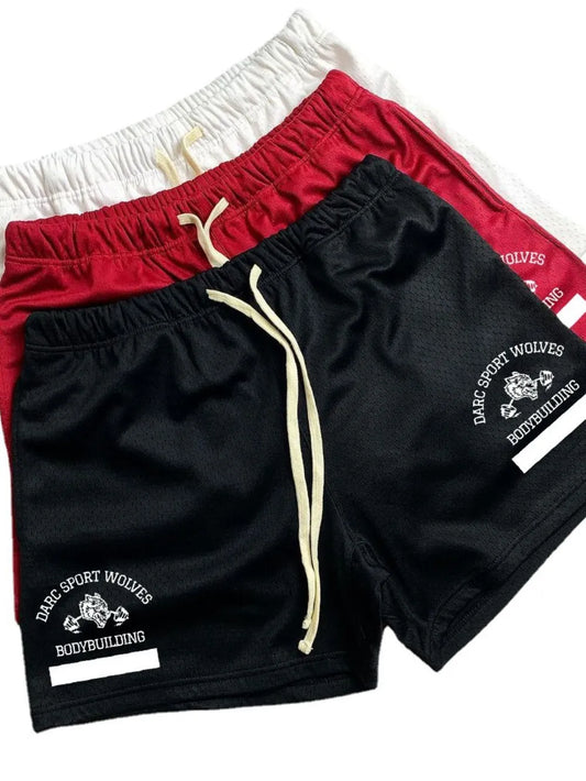 Men's Plus Size Graphic Drawstring Active Shorts Carauana Store