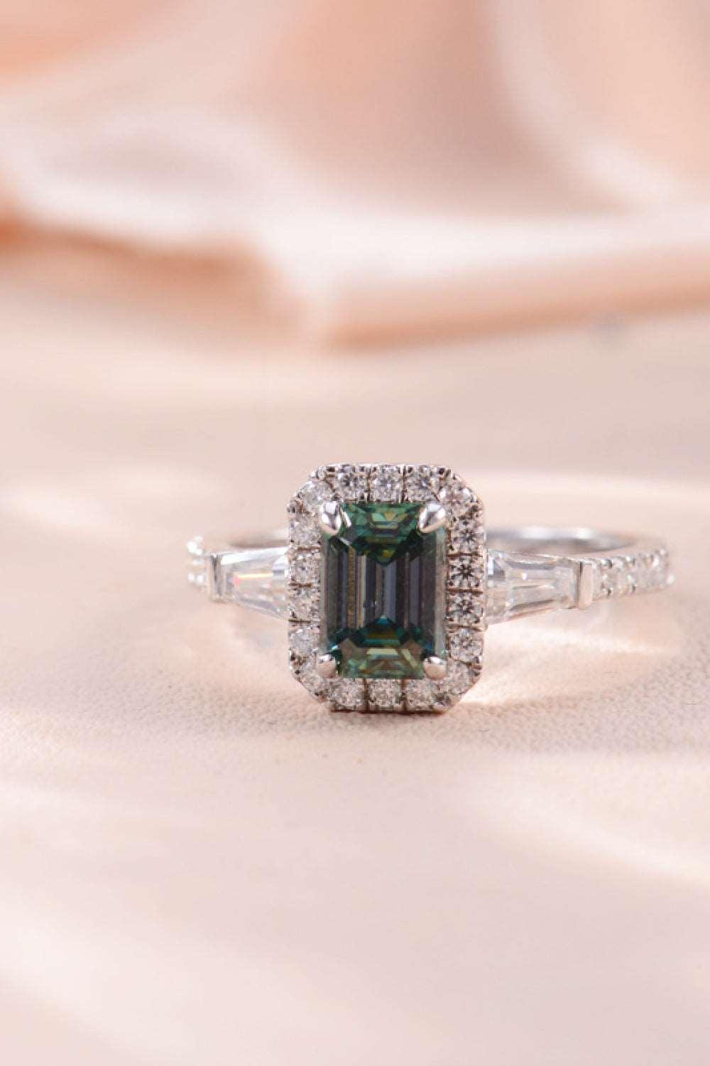 1 Carat Moissanite 925 Sterling Silver Ring Carauana Store