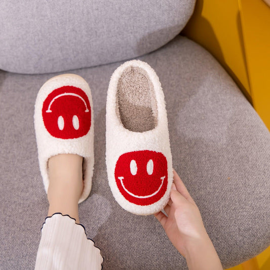 Melody Smiley Face Cozy Slippers Carauana Store