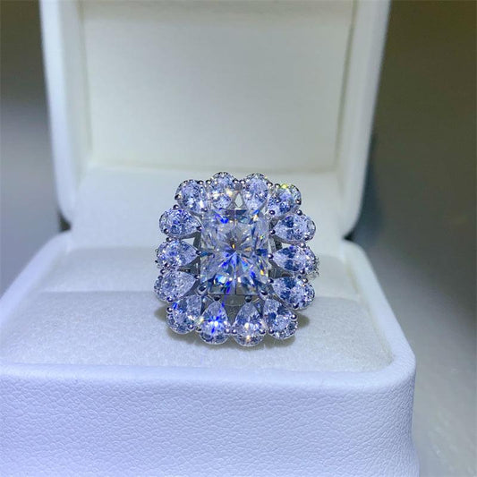 3 Carat Moissanite 925 Sterling Silver Ring Carauana Store