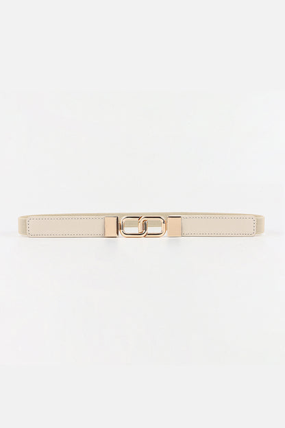 Geometric Double Buckle Elastic Belt Carauana Store