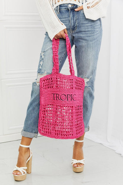Fame Tropic Babe Staw Tote Bag Carauana Store
