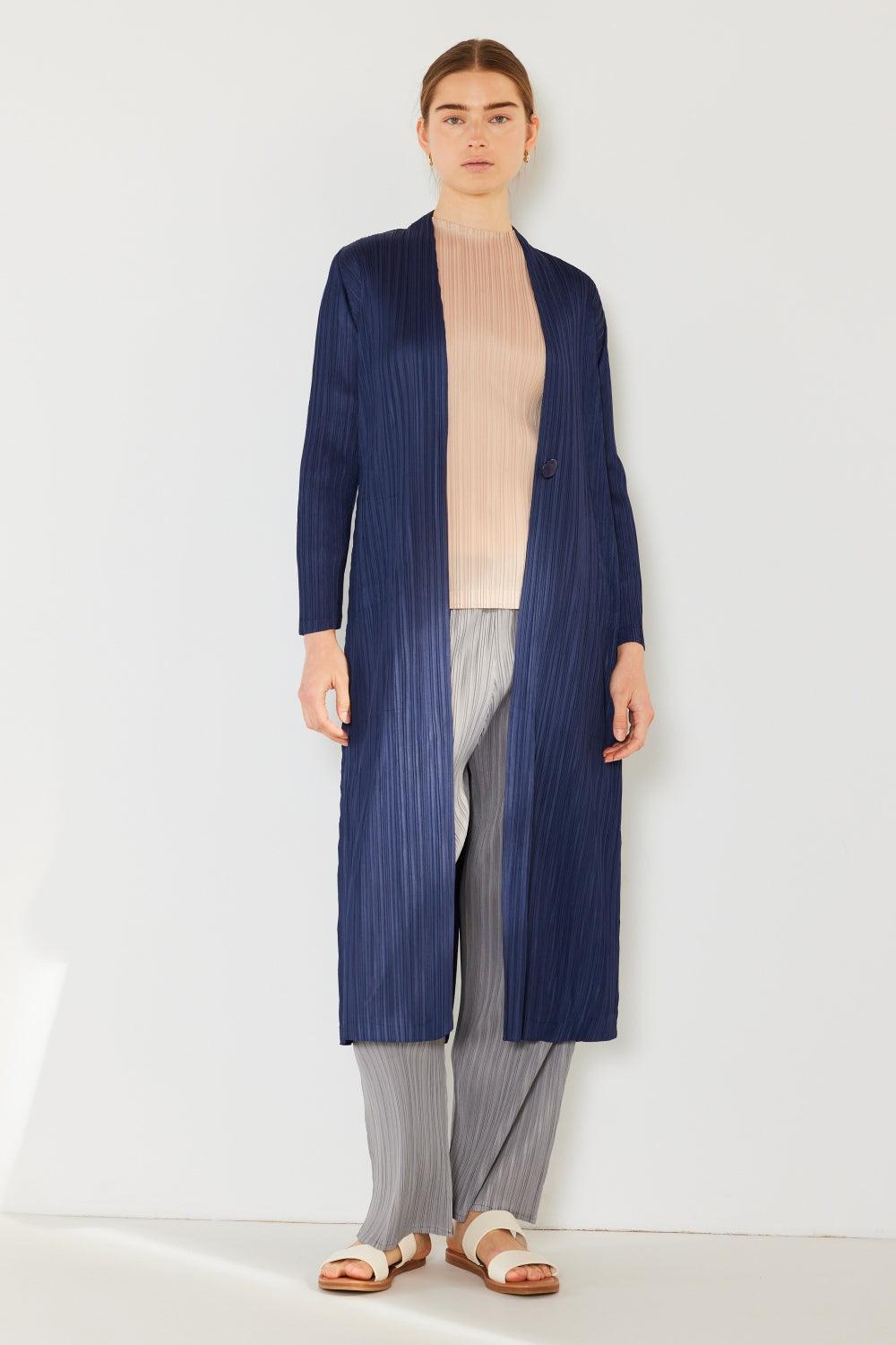 Marina West Swim Pleated Long Sleeve Cardigan Carauana Store