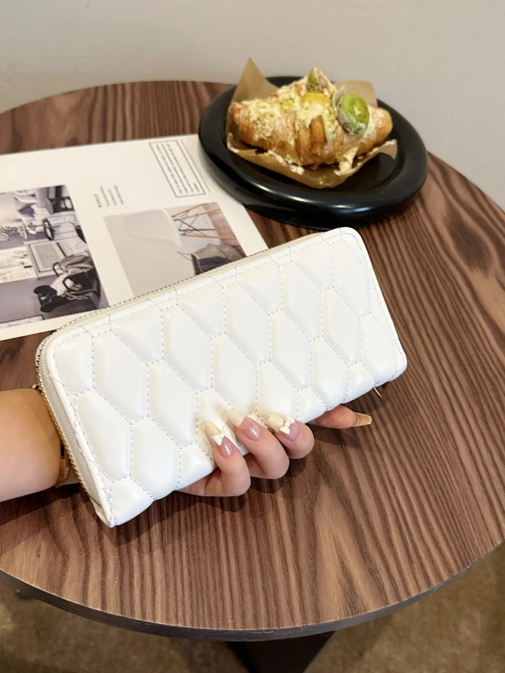 PU Leather Solid Color Wallet Carauana Store