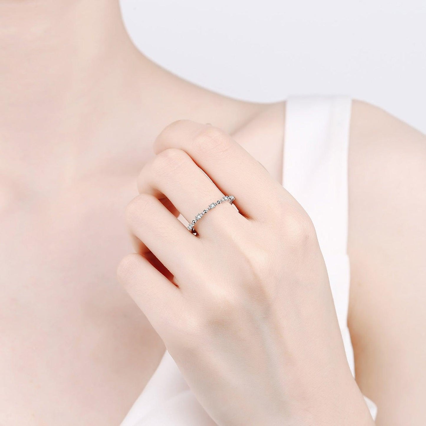 Moissanite 925 Sterling Silver Ring Carauana Store