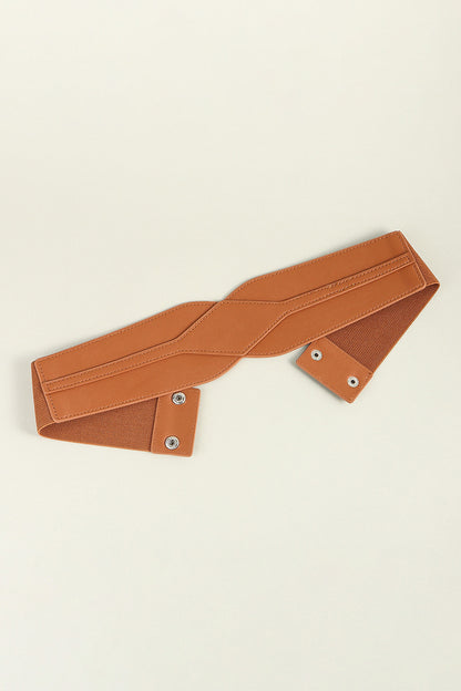 Elastic Wide PU Belt Carauana Store