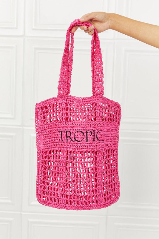 Fame Tropic Babe Staw Tote Bag Carauana Store