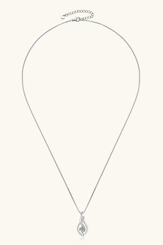 Moissanite 925 Sterling Silver Necklace Carauana Store