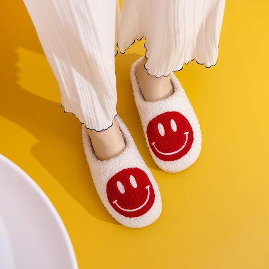 Melody Smiley Face Cozy Slippers Carauana Store