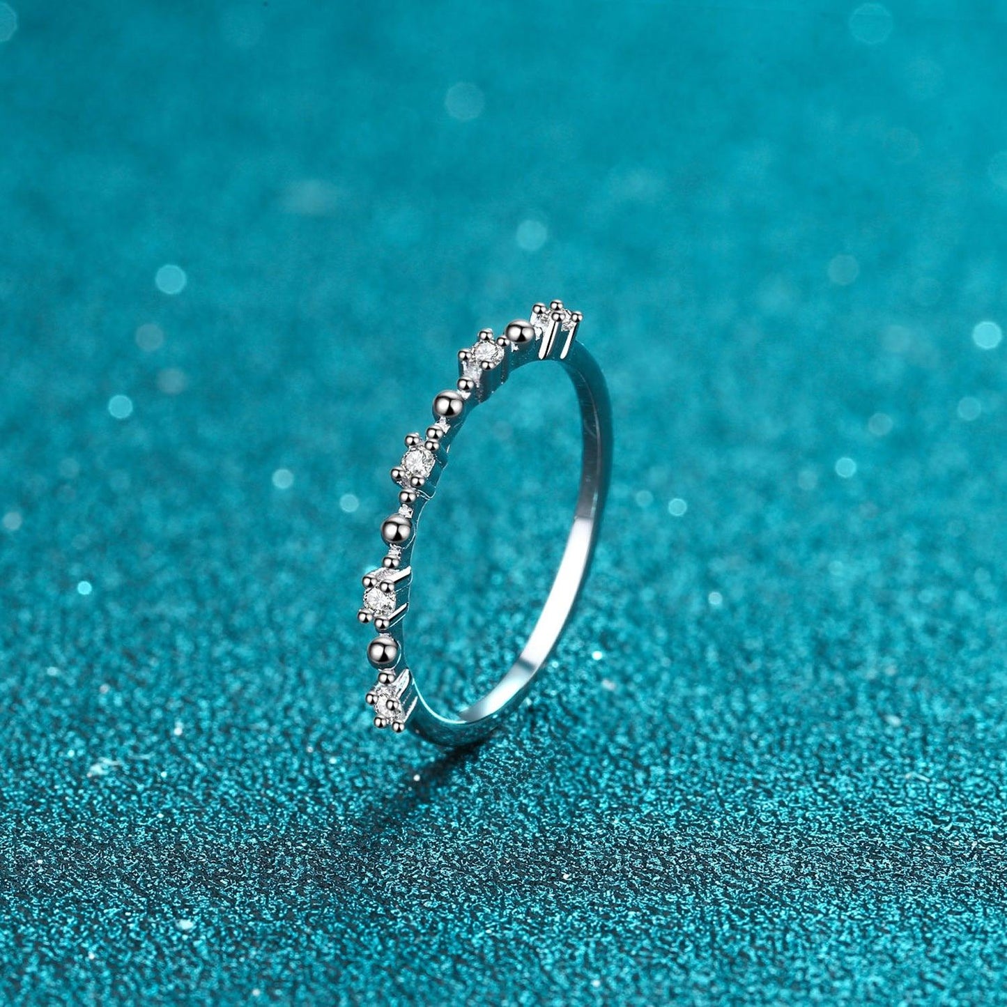 Moissanite 925 Sterling Silver Ring Carauana Store