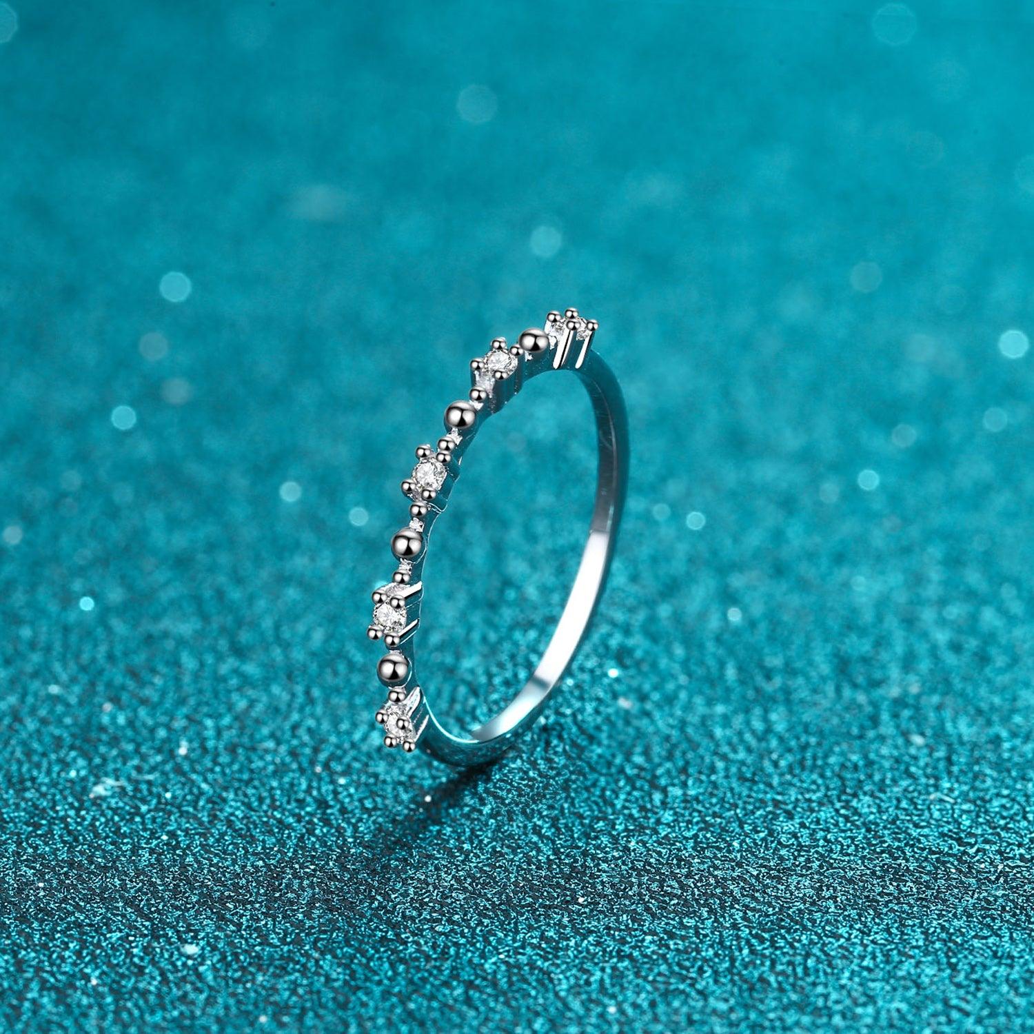 Moissanite 925 Sterling Silver Ring Carauana Store