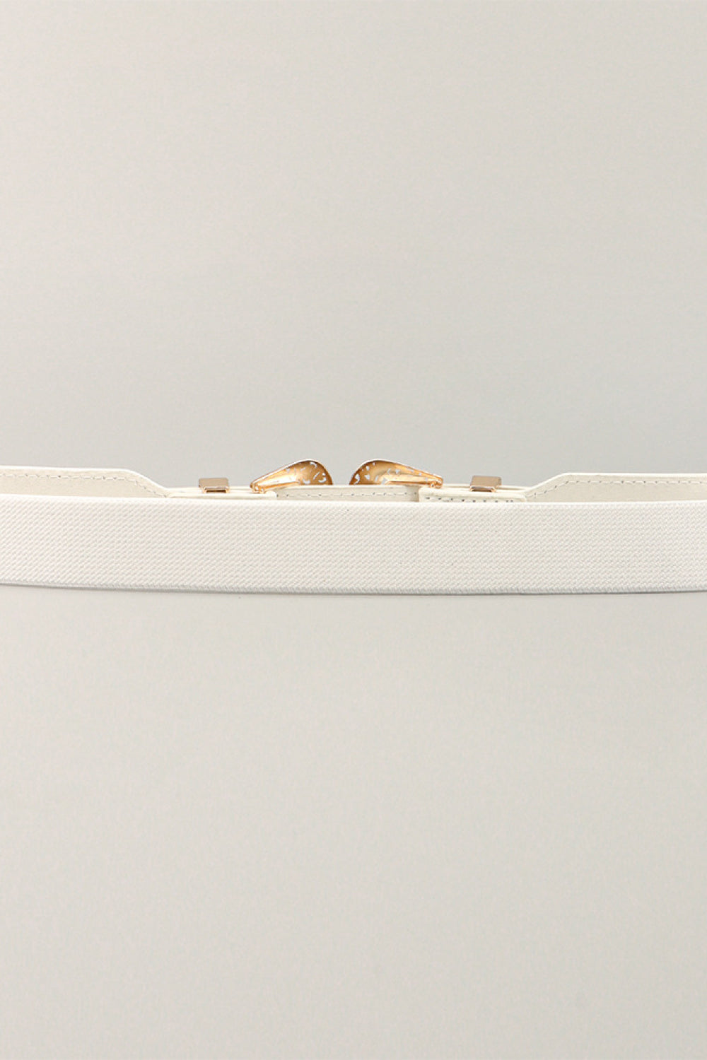 Double Buckle Elastic Belt CaRaUaNa Fashion