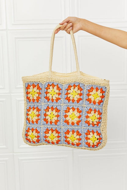 Fame Off The Coast Straw Tote Bag Carauana Store