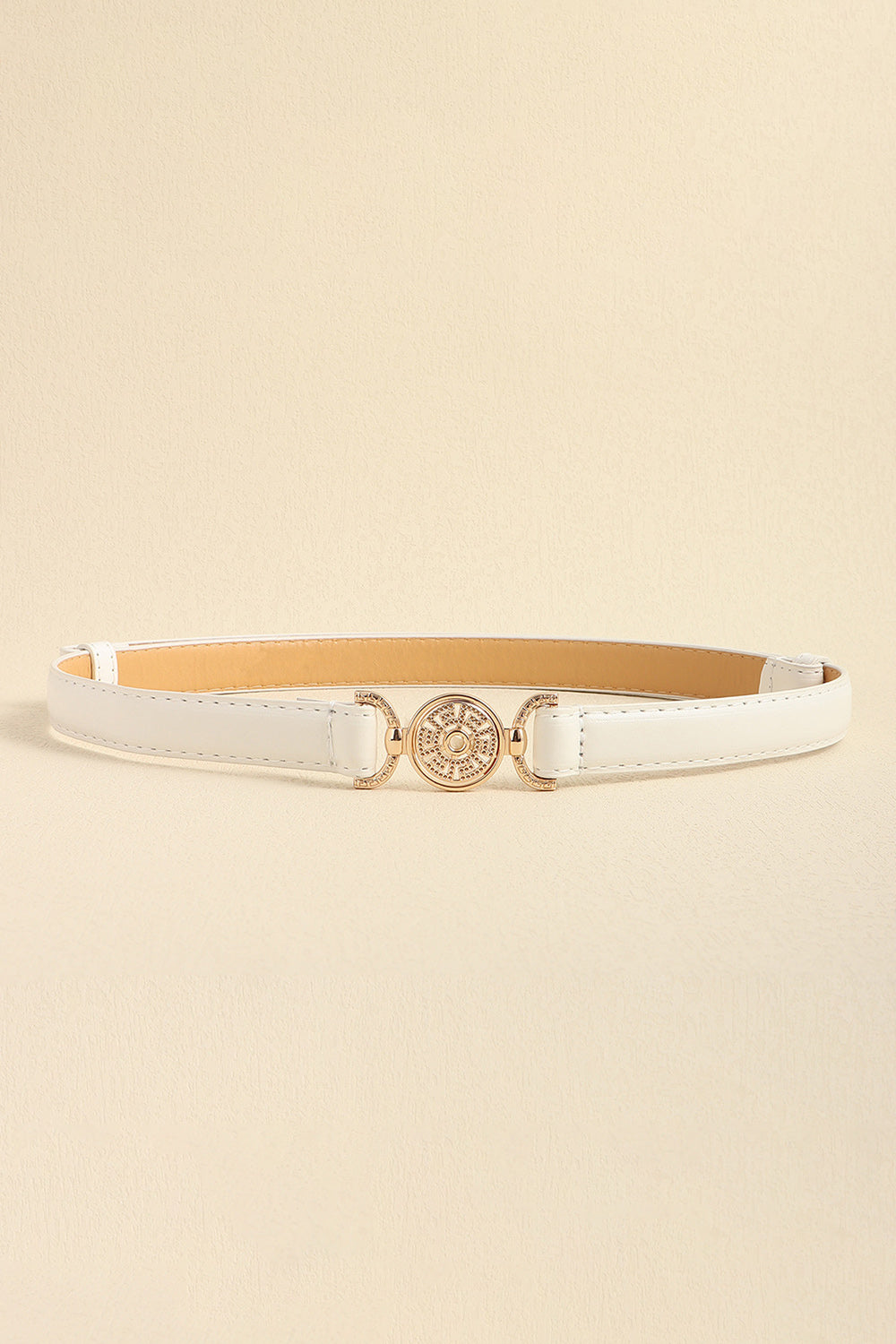Rhinestone Decor PU Leather Belt Carauana Store