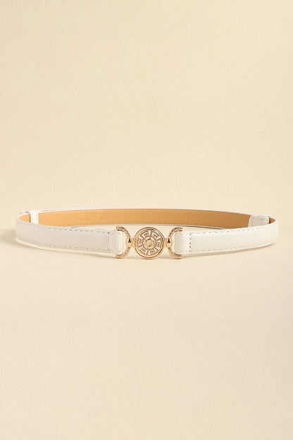 Rhinestone Decor PU Leather Belt Carauana Store