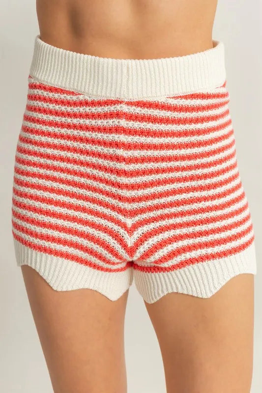 HYFVE Striped Cropped Tank and Shorts Set Carauana Store