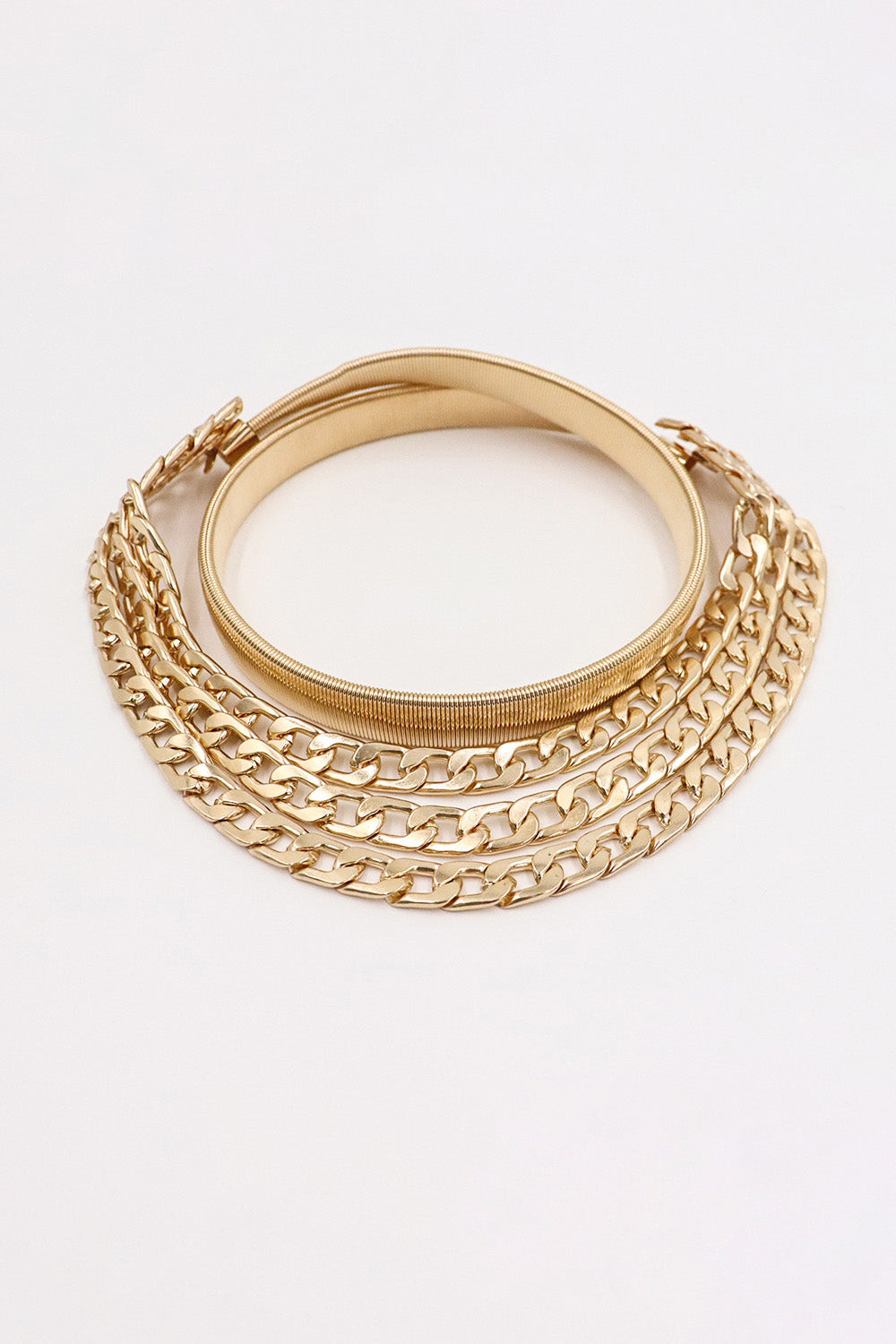 Metal Triple-Layered Chain Belt Carauana Store