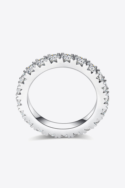 Adored 2.3 Carat Moissanite 925 Sterling Silver Eternity Ring Carauana Store