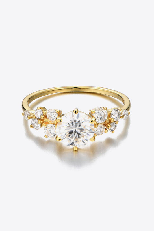 1 Carat Moissanite 925 Sterling Silver Ring Carauana Store