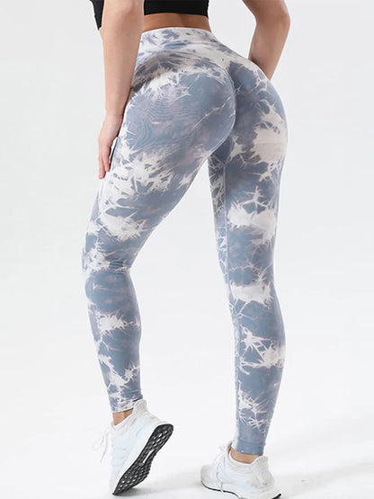 Tie-Dye High Waist Active Leggings Carauana Store