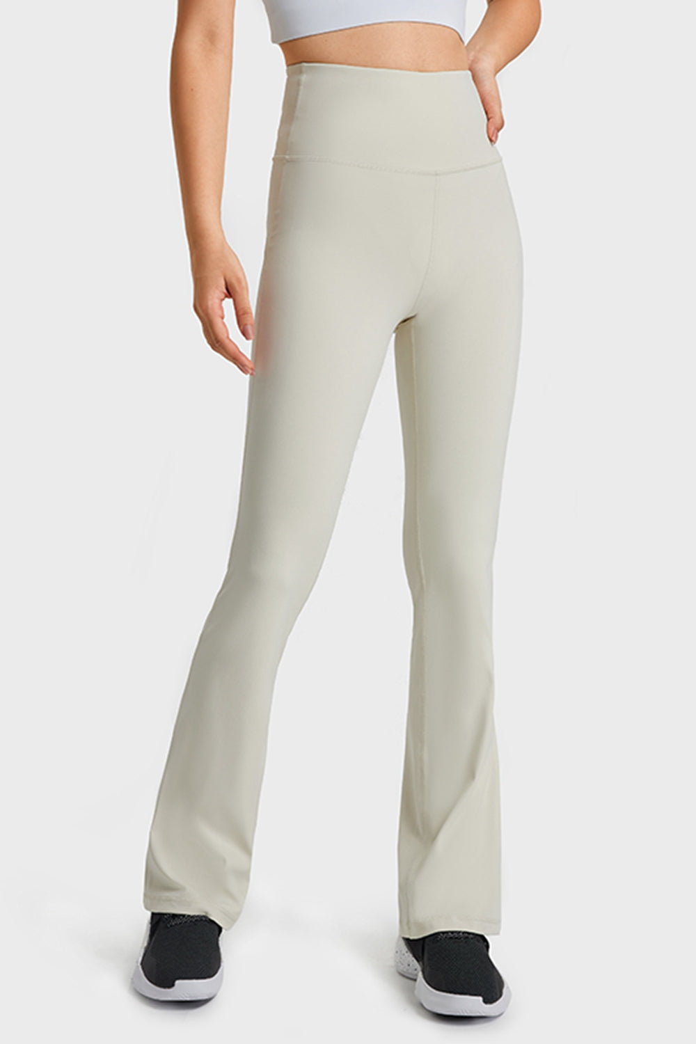 Millennia Elastic Waist Flare Yoga Pants Carauana Store