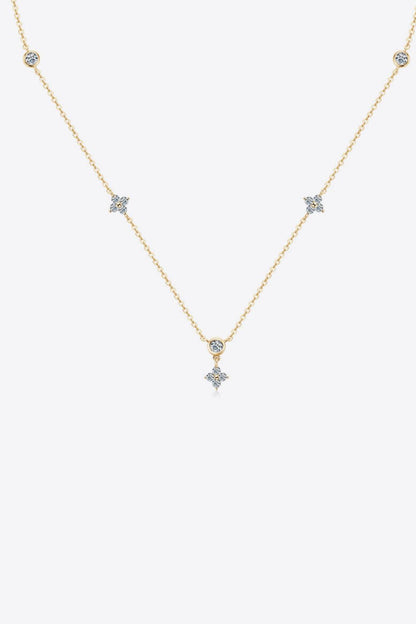 Moissanite 925 Sterling Silver Necklace Carauana Store