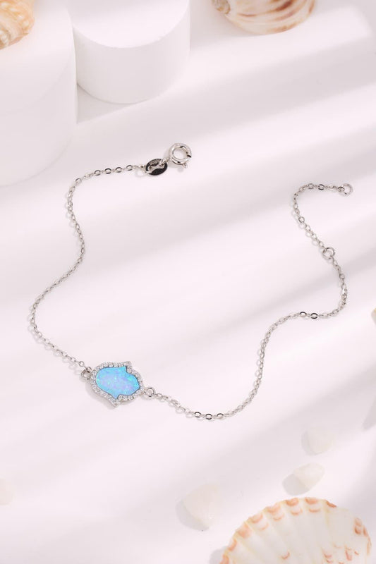 Opal 925 Sterling Silver Bracelet Carauana Store