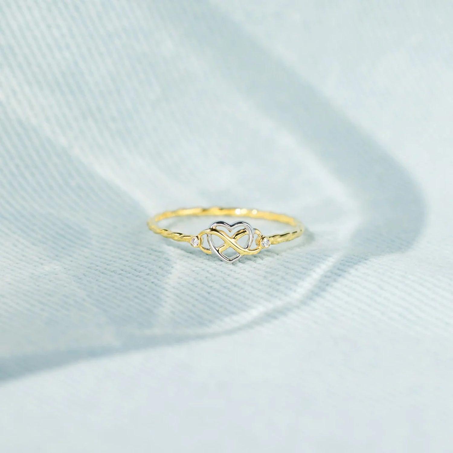 Number 8 Heart 925 Sterling Silver Ring Carauana Store