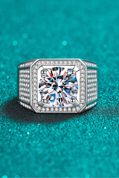 Bring It Home 925 Sterling Silver Moissanite Ring Carauana Store