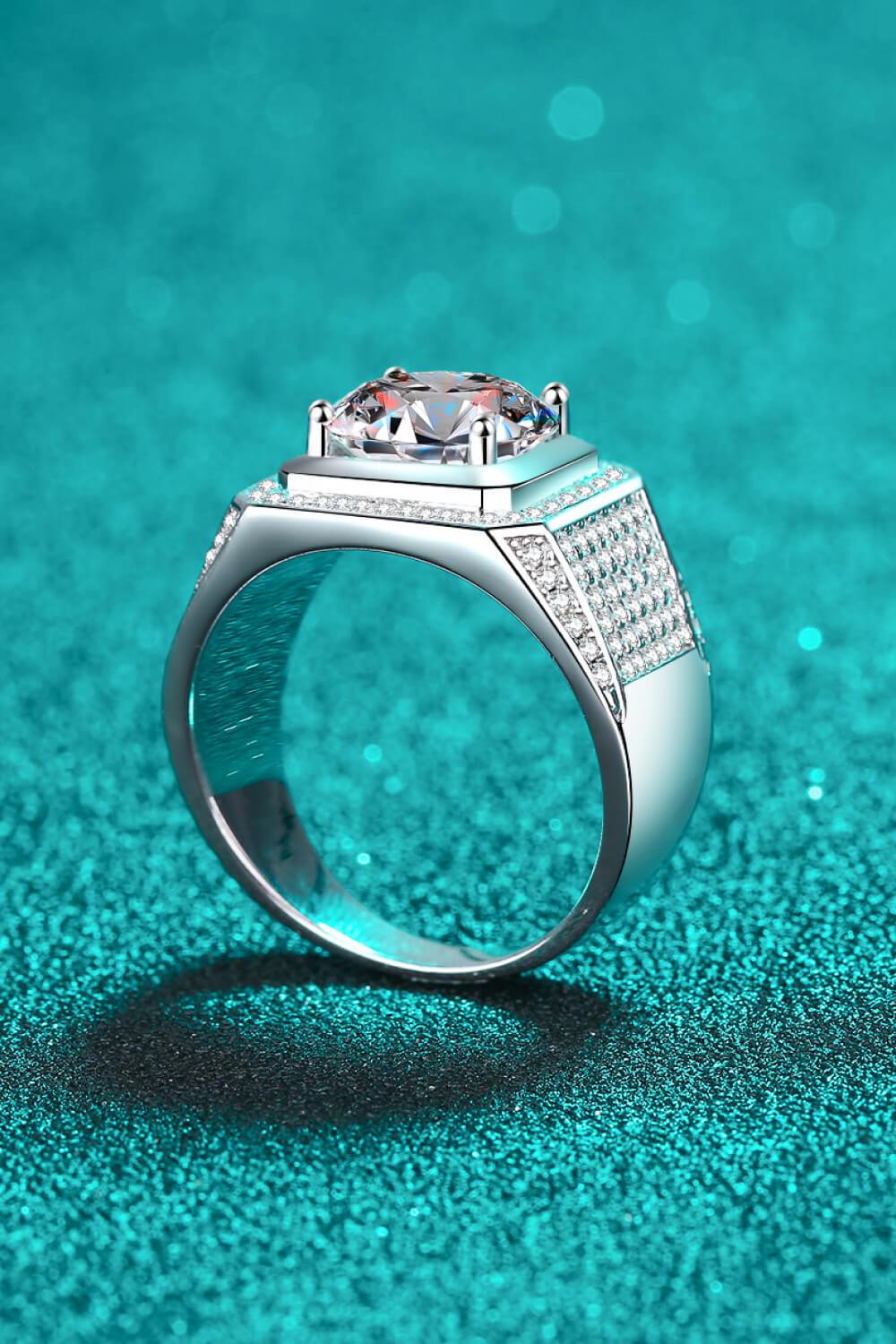 Bring It Home 925 Sterling Silver Moissanite Ring Carauana Store