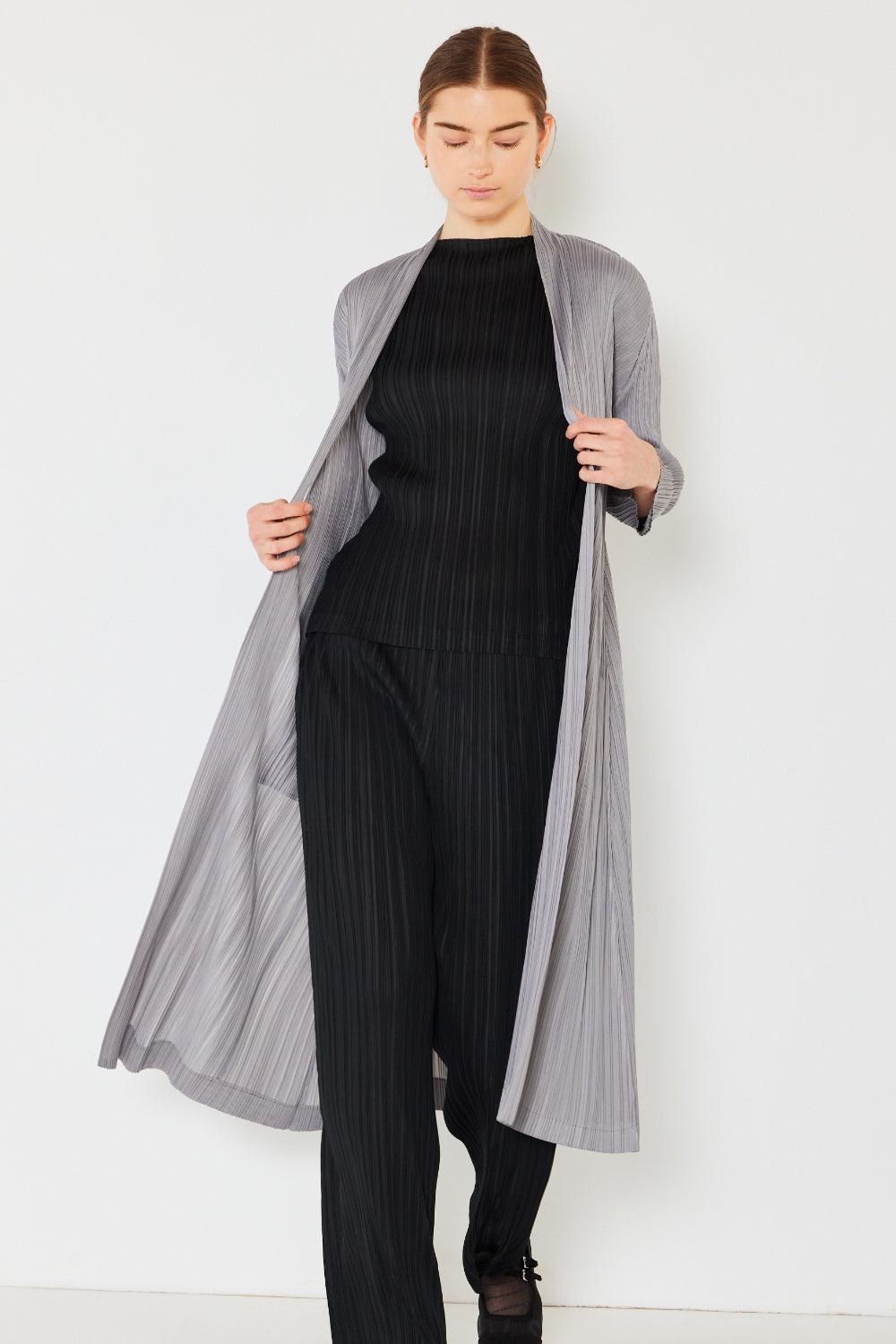 Marina West Swim Pleated Long Sleeve Cardigan Carauana Store