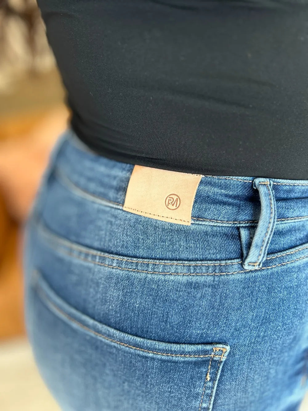 RFM Full Size High Rise Tummy Control Wide Leg Jeans CaRaUaNa Fashion